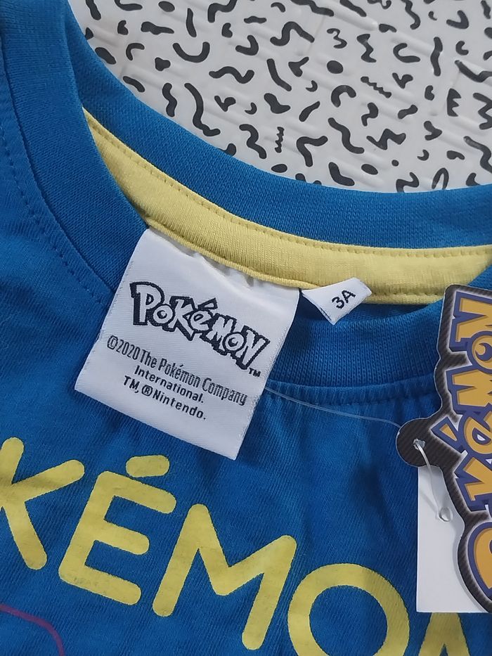 Tee-shirt manches longues pokemon neuf 3 ans - photo numéro 3