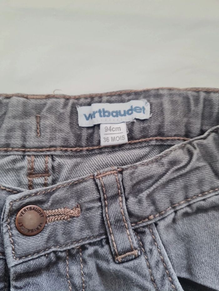 Jean gris clair 36 mois Verbaudet - photo numéro 2
