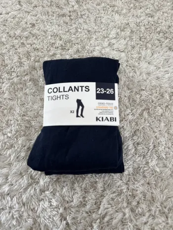 Lot de 2 collants Kiabi neufs