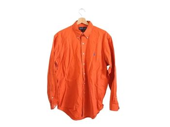 C60 chemise orange Ralph Lauren L