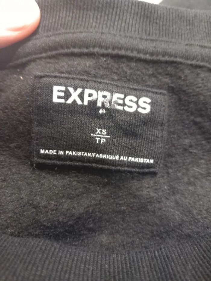 Pull/Sweat vintage Express Noir - photo numéro 6