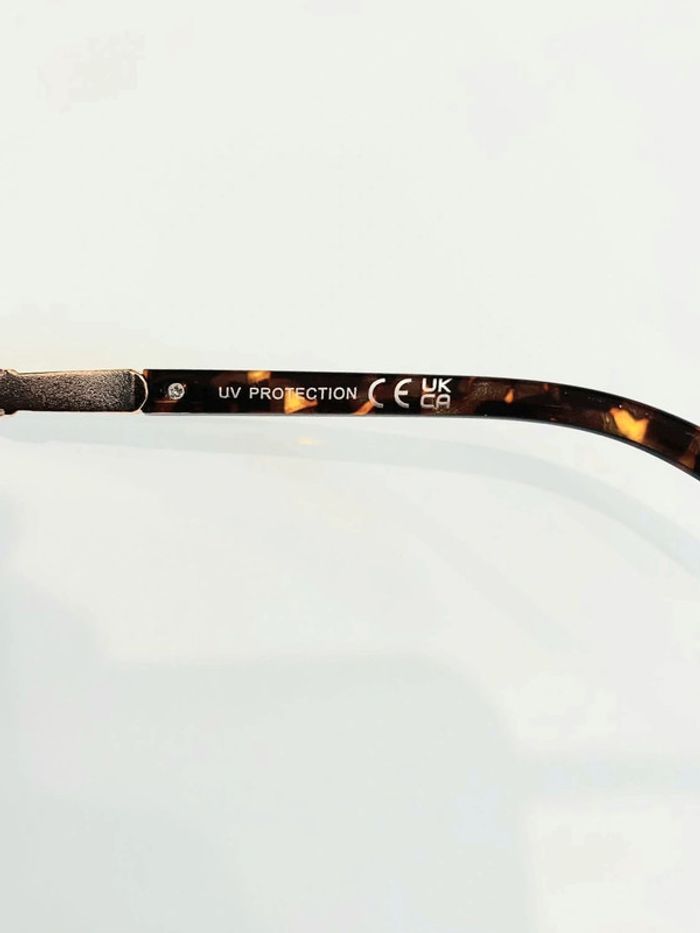 Lunette de soleil femme marron léopard dégradés et rose dégradés uvprotection catégorie 2 - photo numéro 6