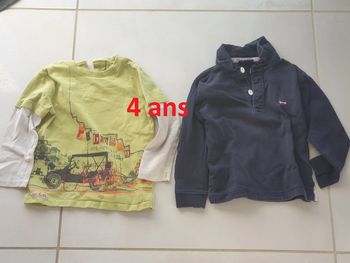 2 t-shirt manche longue n ° 6