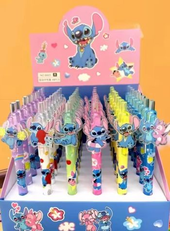 Lot de 5 stylos stitch