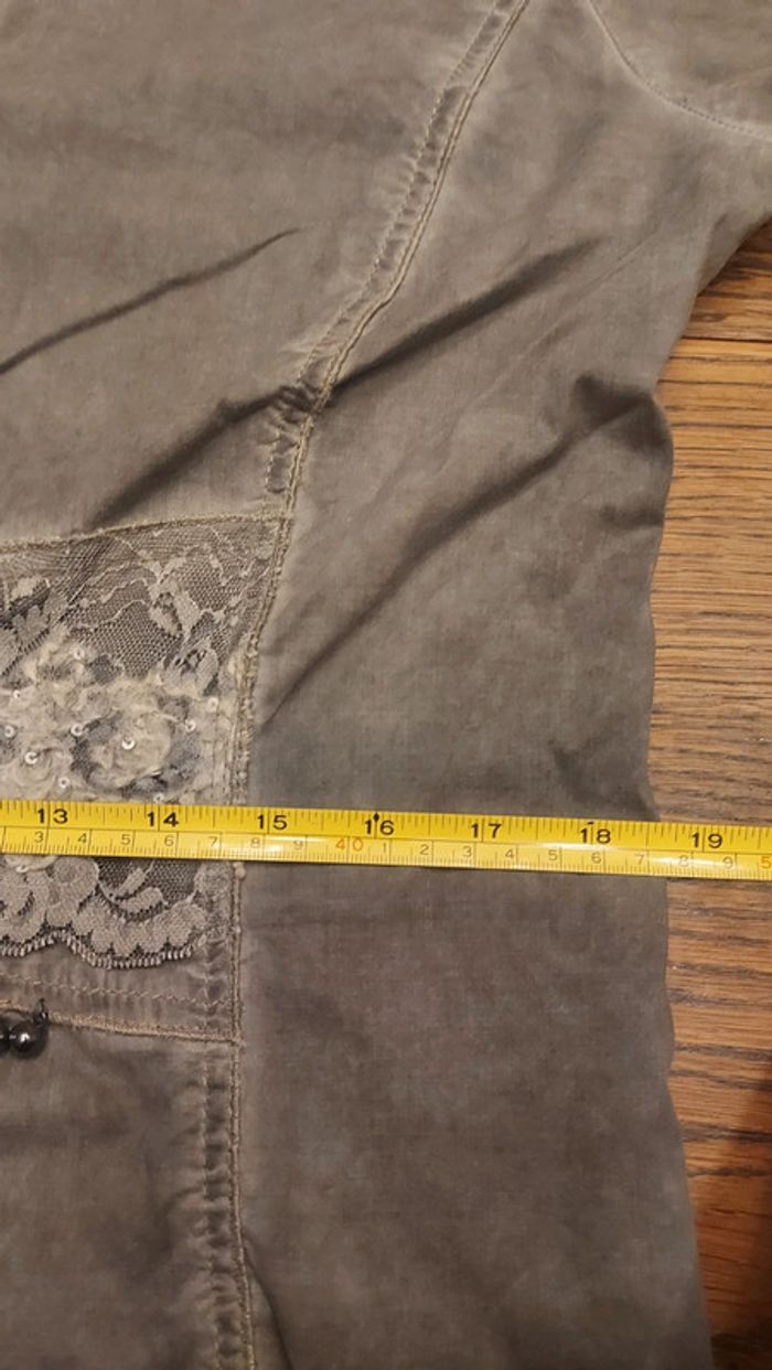 Chemise  chic gris Bottega t L - photo numéro 19