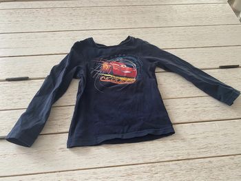 Polo t-shirt manche longue tricot de peau Disney Cars