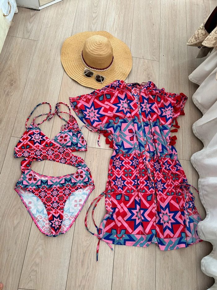 Ensemble maillot et kimono M