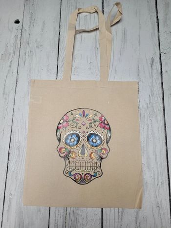 tote bag tête de mort