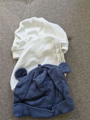 Lot de 3 bonnets