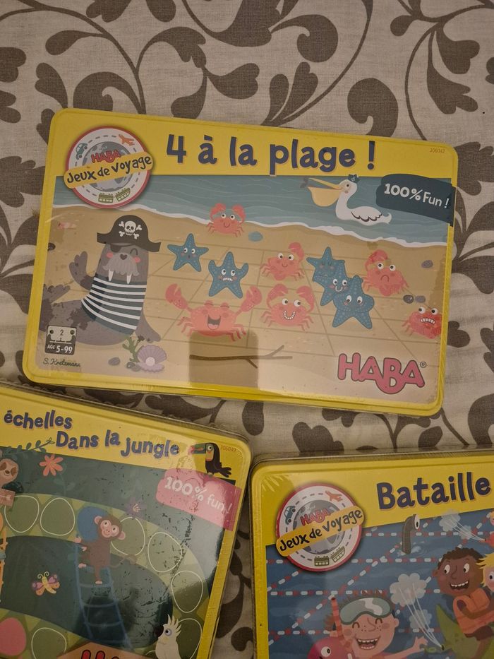 3 jeux de voyages neuf haba - photo numéro 3
