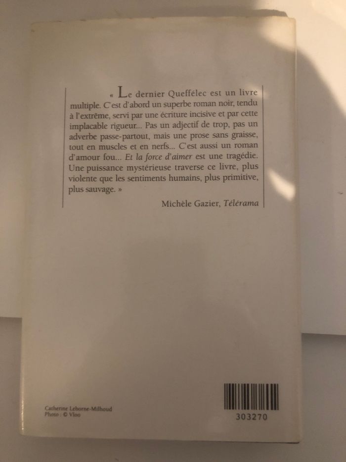 Et la force d’aimer - Yann Queffélec - photo numéro 2