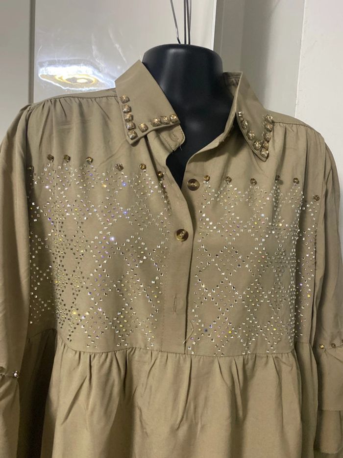 Tunique over size . Tunique habillée . tenue de fête . Taille L / XL