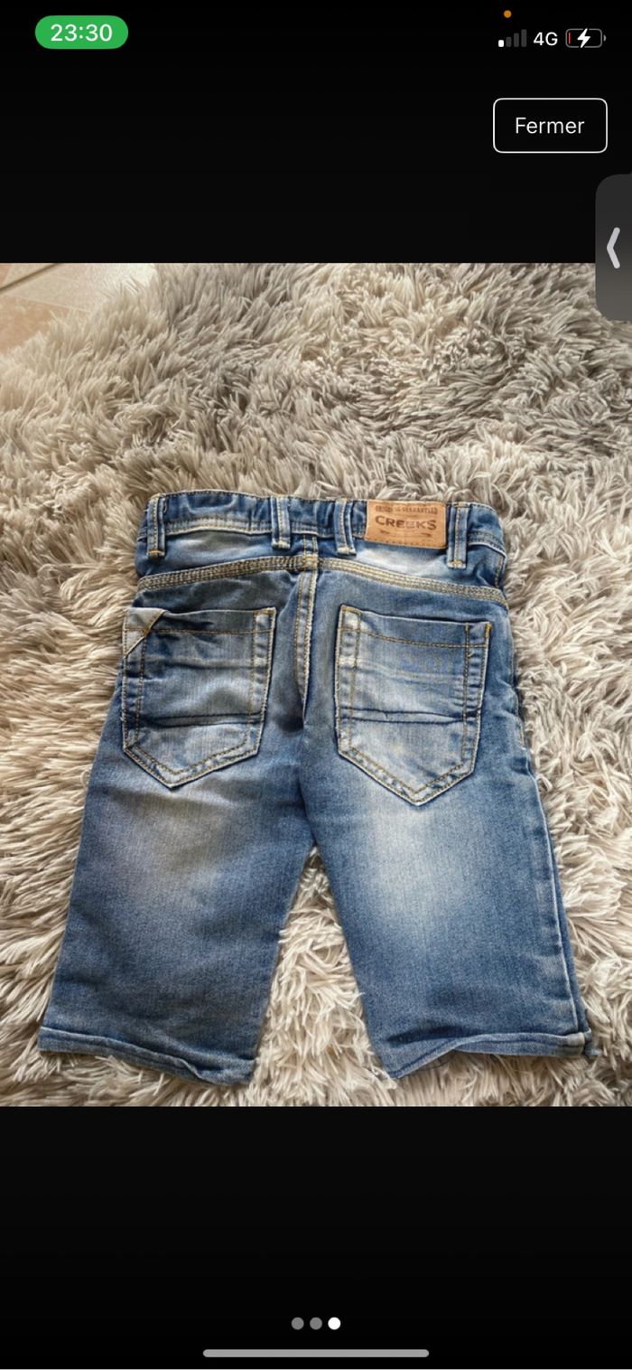 Shorte en jeans bleu - photo numéro 3