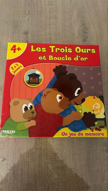 Jeu éducatif  jeu de mémoire  Les Trois Ours et Boucle d’Or