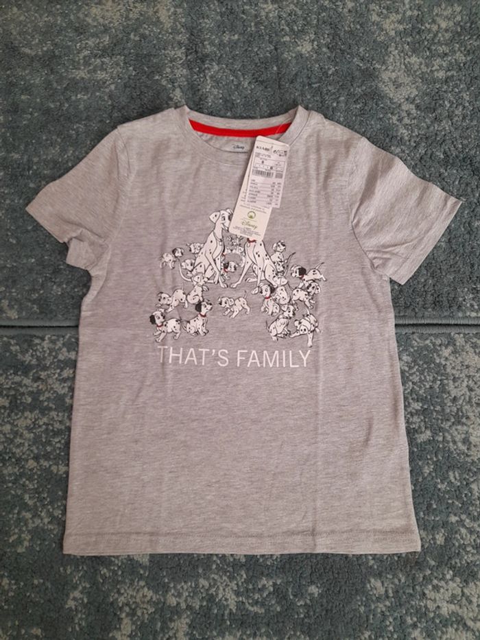 Lot tee-shirt 101 dalmatiens jumeaux - photo numéro 2