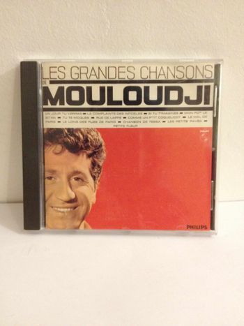 CD musique les grandes chansons de Mouloudji