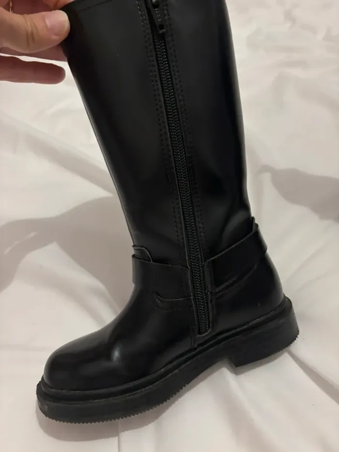 Botte style motard mi mollet H&M t27 - photo numéro 3