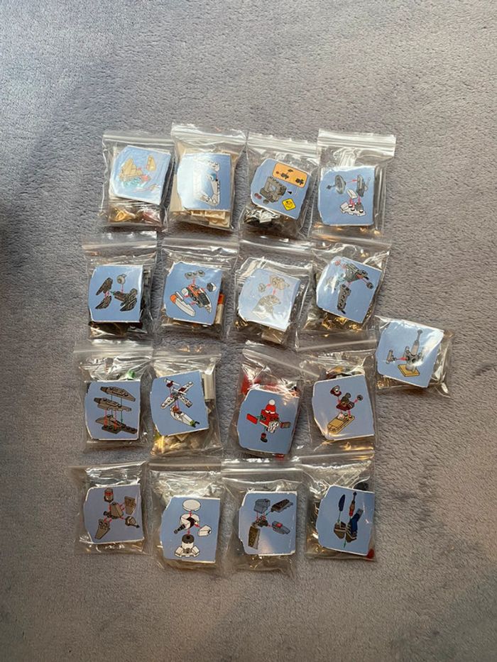 Lot de 17 surprises lego star wars thème noël