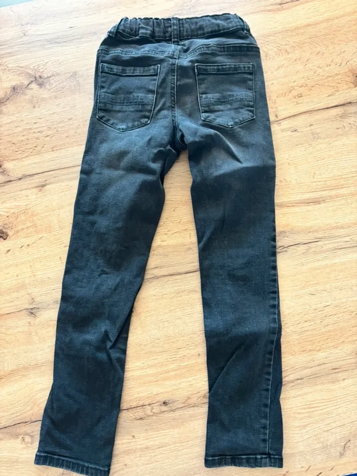Jeans skinny noir garçon Gemo 8 ans - photo numéro 3