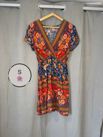 🌷Superbe robe courte à imprimé floral🌷