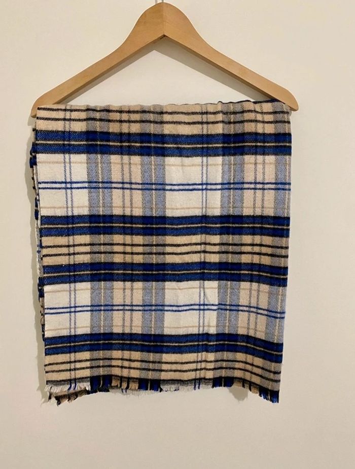 Écharpe motif tartan/carreaux