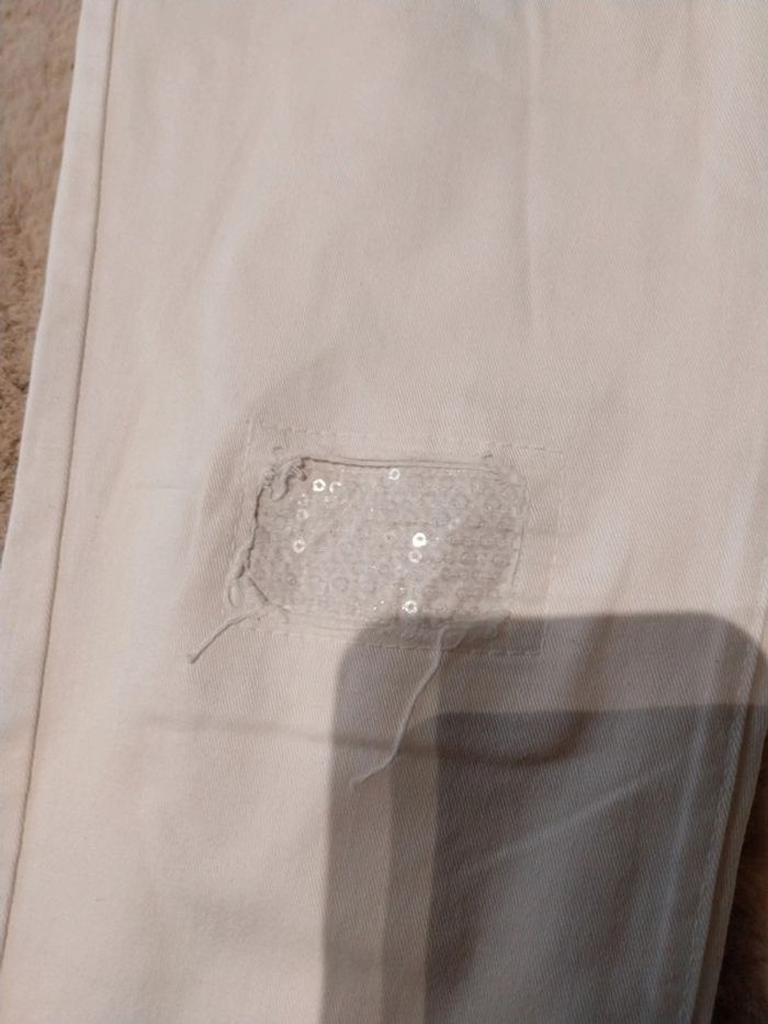 Jeans blanc - photo numéro 3
