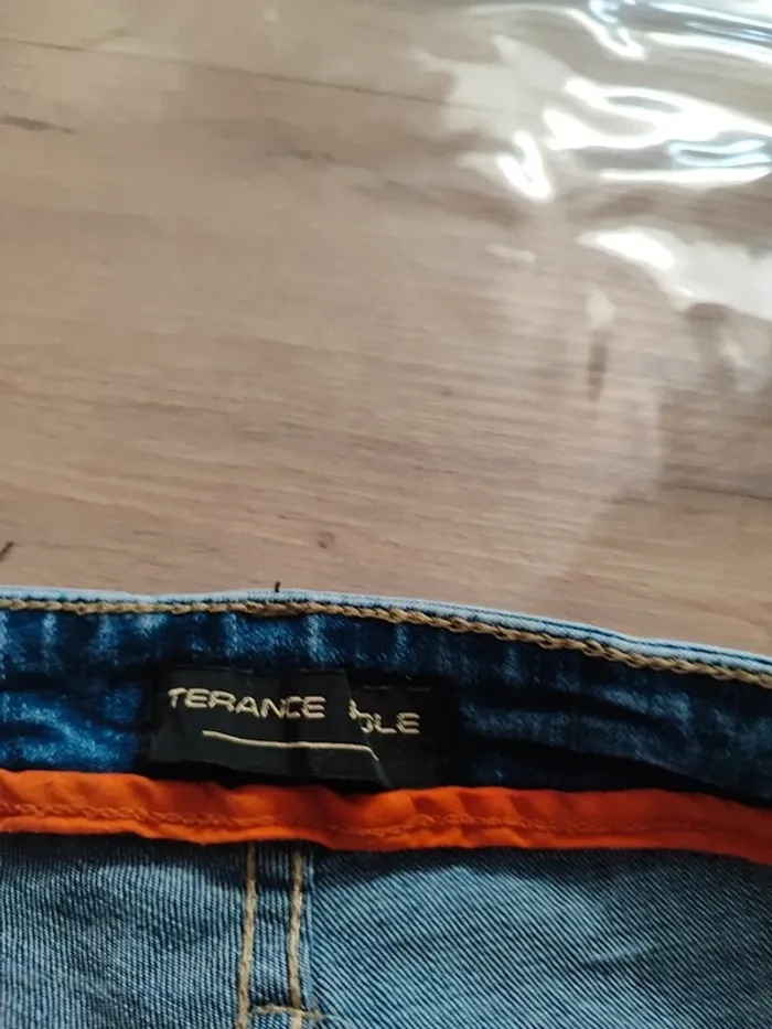 Jeans coupe droite Terance Kole – XL – Bleu – État : Très bon - photo numéro 9