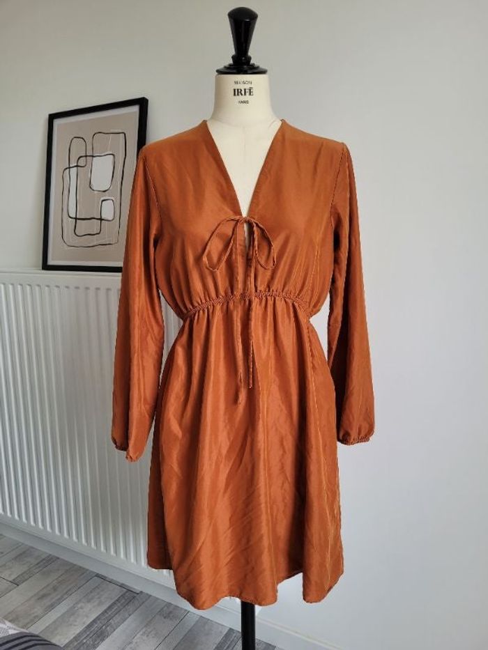 Robe marron/camel S