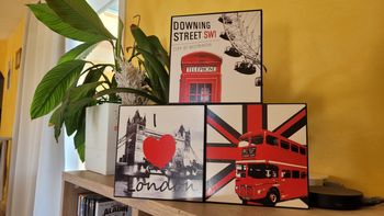 Lot de 3 cadres Londres  en bois