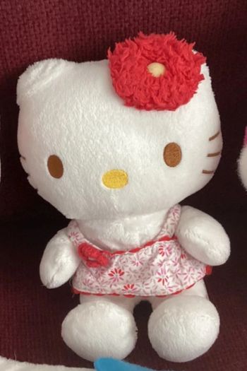 Peluche chat hello kitty