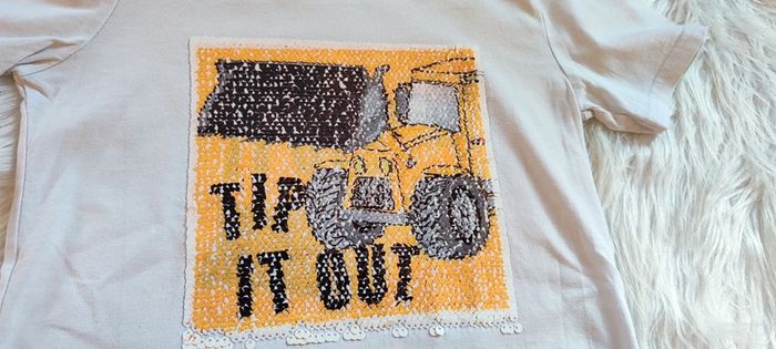Lot 3 tee shirt sequins été garçon 8 ans - photo numéro 12