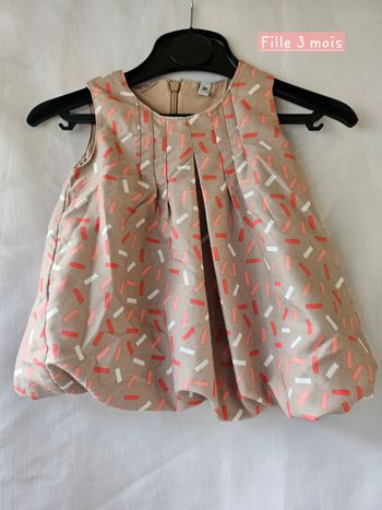 Robe courte 3 mois