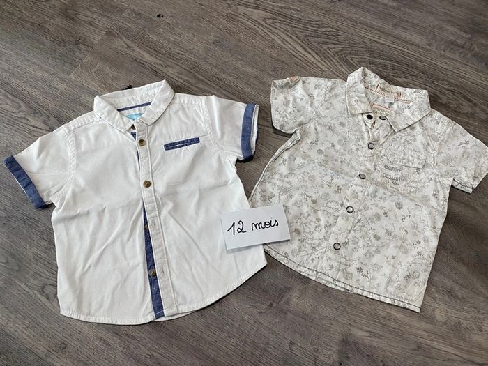 Chemises 12 mois