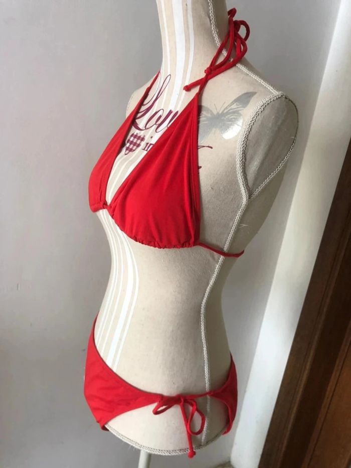 Sublime bikini couleur rouge à lèvre taille 38 primark très bon état - photo numéro 4