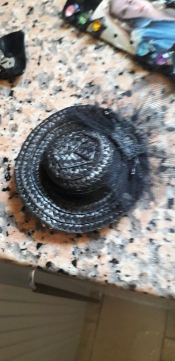 2 barettes chapeaux fille