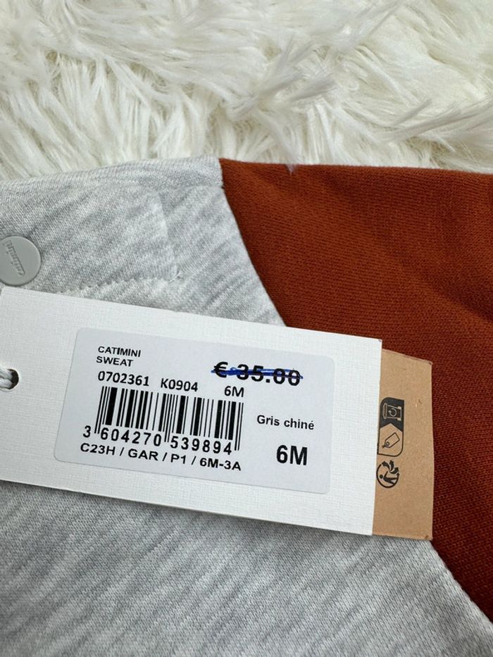 🧶 Sweat multicolore Catimini – Taille 6 mois - photo numéro 4