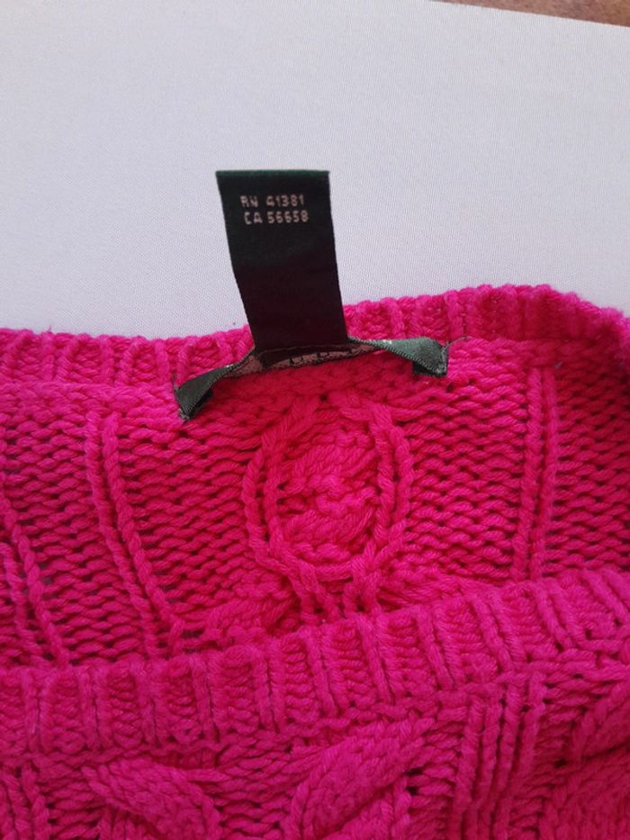 Beau pull torsadé Lauren Ralph Lauren XL - photo numéro 4