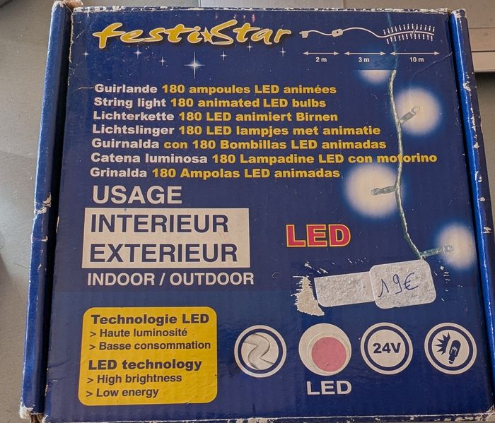 Guirlande led intérieur et extérieur