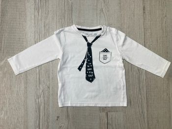 Teeshirt ML blanc 18 mois