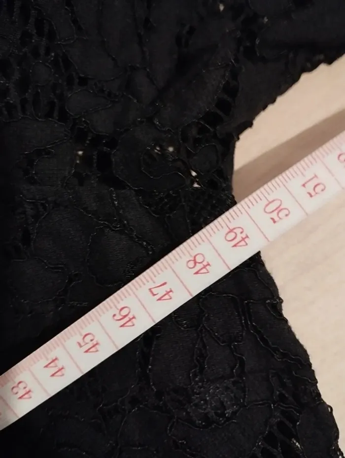 Robe Yumi noire effet "dentelle" taille 44 - photo numéro 9