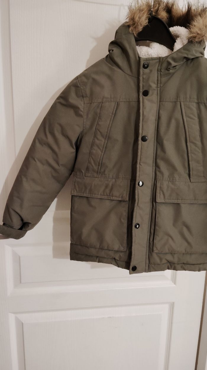 Manteau kaki garcon 10 ans hiver - photo numéro 3