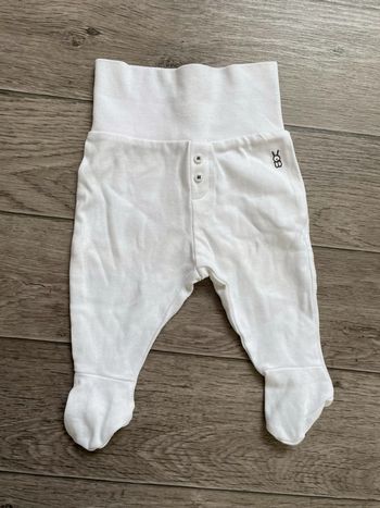 Pantalon blanc avec pieds Obaibi 3 mois