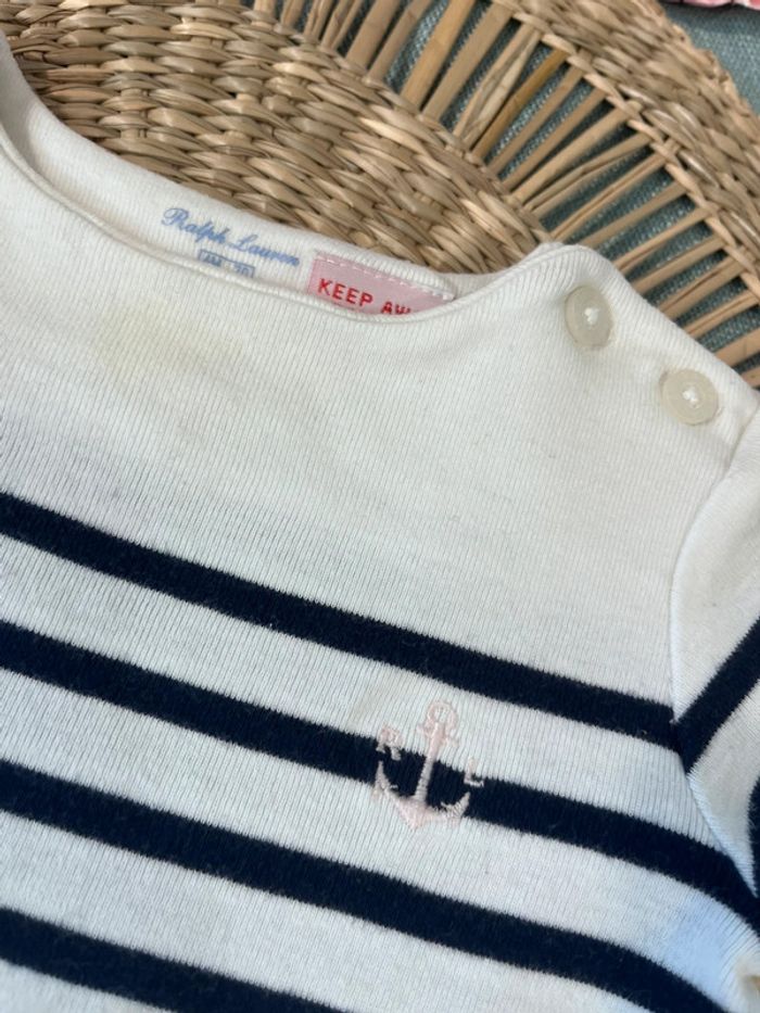 Robe marinière 6 mois 70 cm Ralph Lauren - photo numéro 2