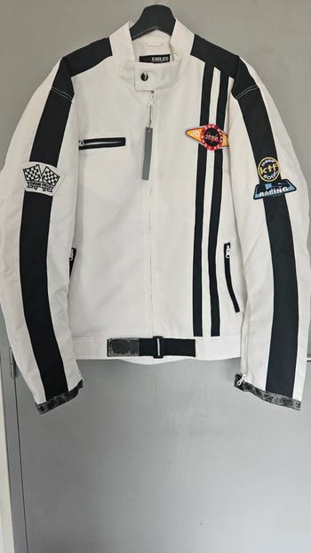 Veste racing blanche John Eagles XL