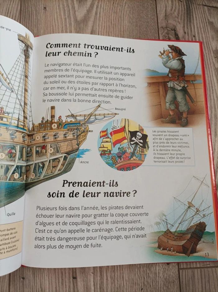 Joli livre instructif sur les pirates neuf - photo numéro 6