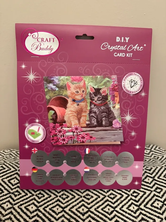Craft Buddy Crystal Art - 3 cartes à diamanter - 8 ans et + - photo numéro 5