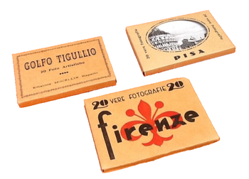 3 Carnets (Italie) composés de 20 vues