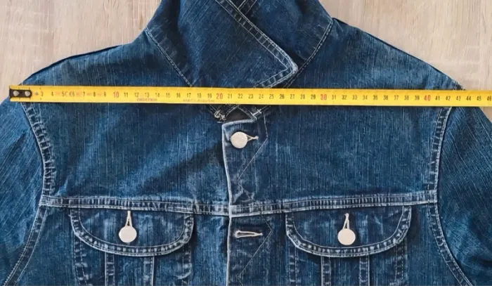 Veste en jean bleue foncée Cimarron Taille 38 - photo numéro 9