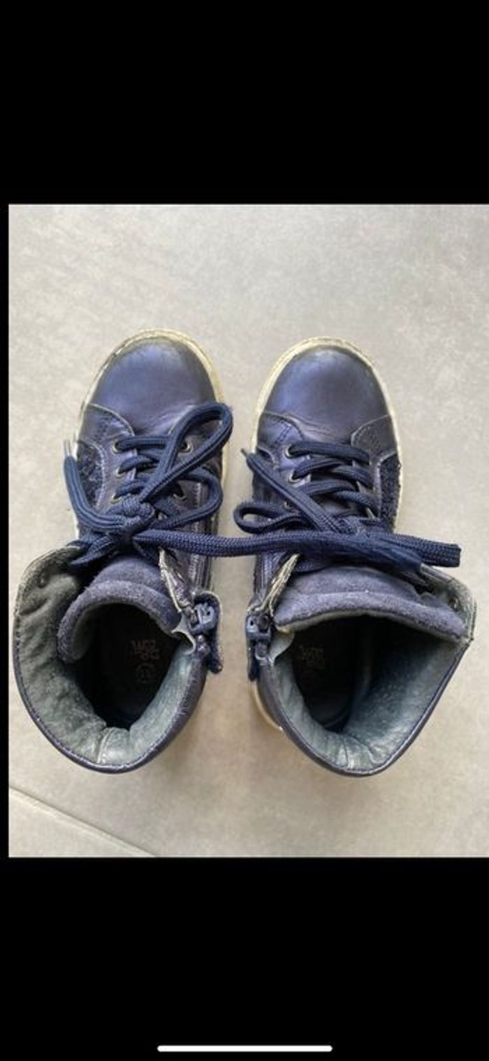 Basket pailleté bleu nuit Taille 31 - photo numéro 4