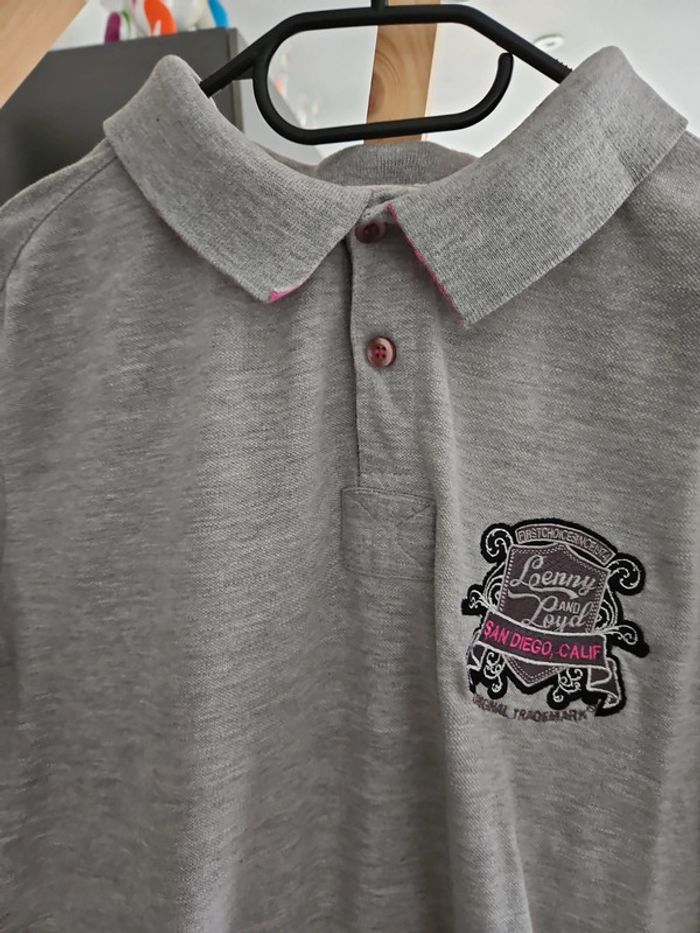 Polo gris - photo numéro 3